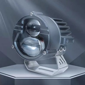 New Arrival Mini U30 Auto <b>LED</b> Fog Light High Beam <b>Projector</b> Lens Headlight Dual Color 40W 6000K 3000K Excellent Yellow Beam Auto - Product Image 2