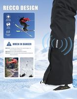 Pantalon de neige pour femme Pioneer Camp, salopette de ski imperméable et isolée, salopette de snowboard, pantalon cargo d'hiver pour la randonnée avec bretelles