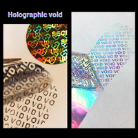 Étiquette autocollante hologramme personnalisée avec effet arc-en-ciel pour appareil photo et téléphone portable avec logo personnalisé