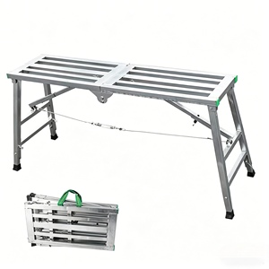 Échelle escamotable industrielle en aluminium pliable avec capacité de charge de 150 kg, portable et multifonctionnelle - Product Image 1