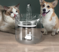Fontaine à eau intelligente automatique pour chien et chat, filtration en 3 étapes, distributeur d'eau solide ergonomique à faible bruit, charge pour chats/chiens