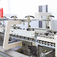 Caja de 4 pliegues Rolam 1100GS Máquina plegadora encoladora automática y completa Encoladora de carpetas de cartón