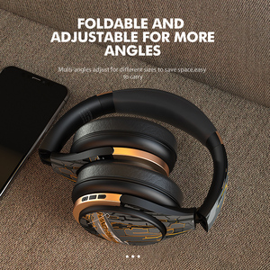 Gran oferta mejorada música Gamer inalámbrico Blue Tooth auricular sobre la oreja auriculares Casti ANC reducción auriculares plegables - Product Image 6