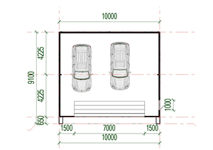 <span class=keywords><strong>Garajes</strong></span> <span class=keywords><strong>Prefabricados</strong></span> de Lujo para Dos Autos con Diseño en 3D, Modernos <span class=keywords><strong>Garajes</strong></span> <span class=keywords><strong>Modulares</strong></span> Tipo Contenedor con Soporte Técnico en Línea - Product Image 6