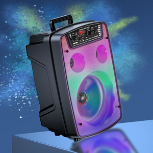 Kakusiga 8 Inch 10W Rechargeable <b>Speaker</b> With Led Lights Bluetooth Fm <b>Usb</b> Ksc 688 - Product Image 5
