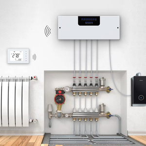 Centre de câblage 8 zones ABS anti-inflammable multifonctionnel compatible avec les thermostat intelligents pour les systèmes de chauffage domestique - Product Image 6