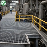 Fournisseur de grilles en acier pour commandes en gros, marches d'escalier en acier inoxydable 316, grille en acier pour passerelle d'usine
