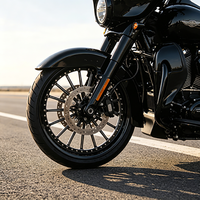 Jante de moto en aluminium forgé sur mesure VIMAS LG66 19-32 pouces pour roue avant, finition anodisée, compatible avec les modèles Davidson Touring 2008-2019
