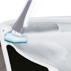 Hot đứng phòng tắm bàn chải nhà vệ sinh Cleaner với chủ Set với Cây Đũa phép làm sạch giải pháp chứa với 14 nạp - Product Image 4