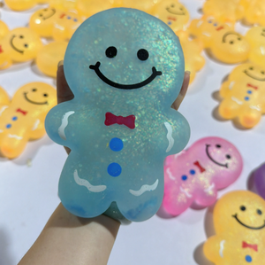 Christmas products Colorful Plastic <b>Gingerbread</b> <b>Man</b> Toys For Kids 2-4 Years Unisex Classic Toy Set - Product Image 2