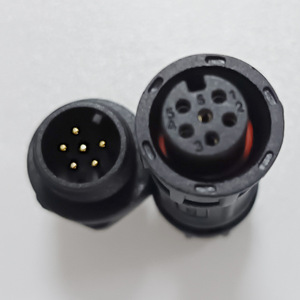 M8 Small PVC <span class=keywords><strong>2</strong></span> <span class=keywords><strong>3</strong></span> 4 5 6-poliger IP65 Mini wasserdichter Kabelst ecker mit Stecker und Buchse, geeignet für Ebike - Product Image 6