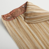 Extensions Halo Premium en Cheveux Remy, 100% Cheveux Humains, Cuticules Alignées, Cheveux Vierges Russes, Extensions de Cheveux à Clipser Invisibles