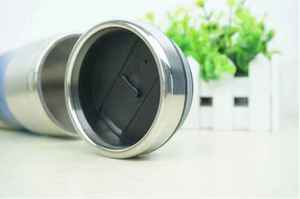 Factory Direct Sales Double-Walled Stainless Steel Vacuum Insulated Leak-Proof Eco-Friendly Portable Non-Slip Mugs <b>Coffee</b> Cups - Product Image 2