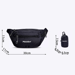 Riñonera Ultraligera Plegable para Hombre y Mujer, Bolsa de Cintura, Bandolera para Viajes, Senderismo y Correr - Product Image 4