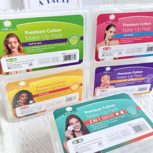 LMLTOP UUKKG Grandes Tailles en Gros, Tampons de <span class=keywords><strong>Coton</strong></span> Carrés, Tampons Démaquillants pour le Soin du Visage et de la Peau, Nettoyage des Yeux U01-U09 - Product Image 1