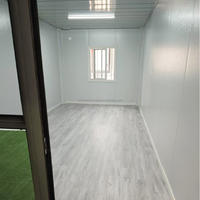 Maison conteneur préfabriquée modulaire en kit, installation facile pour dortoir de chantier, bureau temporaire