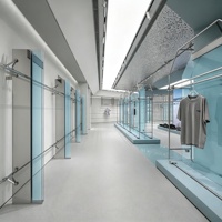 Étagère de présentation pour magasin de chaussures, mobilier de vitrine, présentoir personnalisé pour vêtements, sacs de marque de luxe, armoire de présentation pour magasin, décoration de magasin