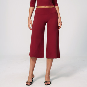 Ensemble 2 pièces été pour femme Lidong Fashion Boutique : haut <span class=keywords><strong>tube</strong></span> plissé et pantalon large taille haute - Product Image 6