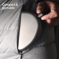 Gourde en titane pur 220 ml, gourde de voyage portable, légère, bouteille à whisky pour le camping et la randonnée