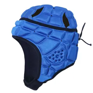 Protector de cabeza personalizado para bicicleta Rugby portero 7v7 Scrum Cap Cover Hockey Headgear Soft Shell casco de fútbol americano