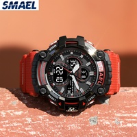 Reloj Deportivo de Buceo para Hombre 2023, Movimiento Electrónico, Resistente al Agua 50 Bar, Pantalla LED Dual, Alarma, Cronómetro, Luminoso