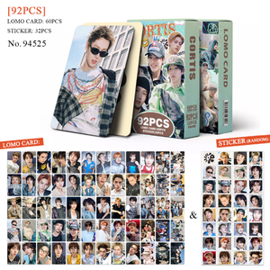 92 tarjetas fotográficas CORTIS con pegatinas MARTIN JAMES JUHOON KEONHO, tarjetas fotográficas K-pop Lomo, perfectas para fans y para regalar - Product Image 1