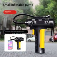 Pompe à air électrique portable WZAUTO pour pneus de voiture, pompe à air rapide pour voitures, motos, surveillance de la pression des pneus