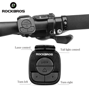 <span class=keywords><strong>ROCKBROS</strong></span> Kabelloses Fahrrad-Rücklicht Laser-Rückleuchte Smart USB-Aufladbar Fahrrad-Zubehör Fernbedienbare LED-Rückleuchte - Product Image 2