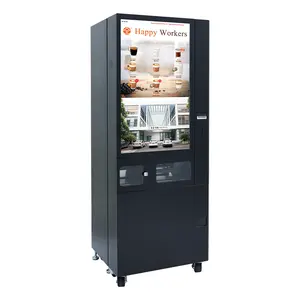 Máquina Expendedora de café capuchino americano caliente recién molida comercialmente automáticamente