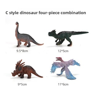 Giocattolo Morbido per Bambini a Tema Jurassic, Figurina Realistica in Plastica di Dinosauro Selvatico, Set Modello Tirannosauro Rex, Età 4-6 Anni - Product Image 4