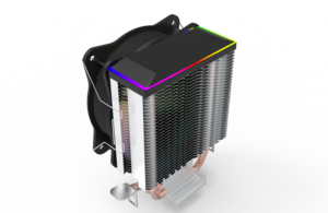 SAMA Stock Black Rgb Gaming Computer Cooling Radiator Heat Pipe Processor Air <b>Cpu</b> Coolers With 2 Copper <b>Cpu</b> Cooler - Product Image 2