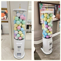 Mini machine à griffes à monnayeur pour enfants, jeu d'arcade en plastique avec jetons, jouet de boxe amusant