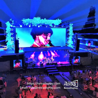 Écran LED couleur pleine gamme pour location intérieure P2.6/P2.9/P3.91, mur vidéo LED pour concerts et événements publics intérieurs/extérieurs avec boîtier en aluminium moulé sous pression