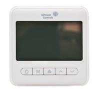 Termostato Digital LCD Johnson Controls T7300-TF60-9KS0 para Unidad de Ventiloconvector, Control de Aire Acondicionado Central