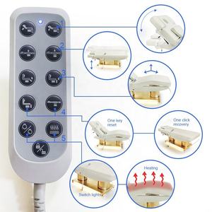 Kích thước rộng 4 động cơ vàng cơ sở sưởi ấm điện giường <span class=keywords><strong>spa</strong></span> trung tâm chăm sóc sắc đẹp và chăm sóc da có thể được trang bị giường trị liệu massage - Product Image 3