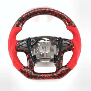 <span class=keywords><strong>Volante</strong></span> de Fibra de Carbono Forjado Rojo Hecho a Mano Personalizado para Toyota Camry L LE XLE SE XSE <span class=keywords><strong>TRD</strong></span> Avalon de 8.ª Generación 2018-2023 - Product Image 1