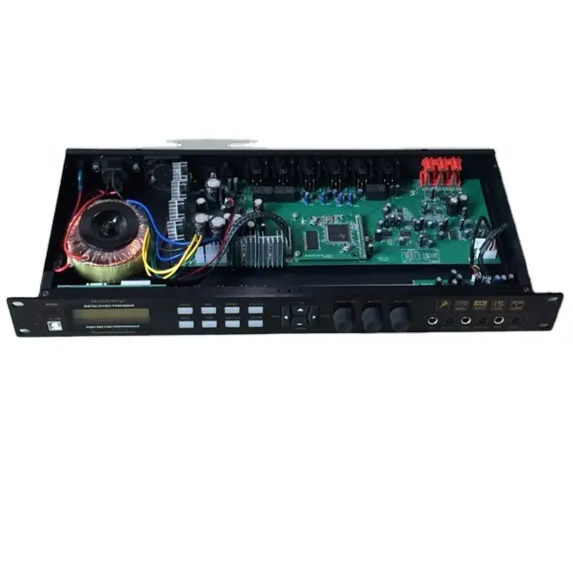 Cinow SMPS Digitaler Karaoke-Prozessor mit Tastens teuerung 100ms Verzögerung 15PEQ Karaoke-Mixer