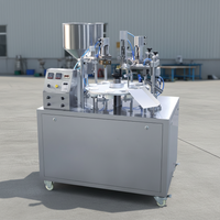 Machine de remplissage automatique à double tête haute précision pour tubes de colle époxy bi-composants (AB), tubes de conditionneur capillaire et produits chimiques/bandes de boissons