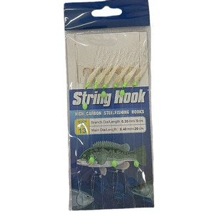 Zoutwater Sabiki Rigs 5 String Hooks Night Glow Aas Paling Rig Line Set Lokken Z