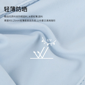 Qianqianwo Cycling Mask Full Face Adjustable UV Protection Summer Outdoor Unisex Lightweight Sunshade Facekini - Product Image 1