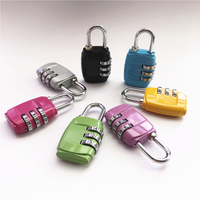 Cadenas à combinaison à 3 chiffres en alliage de zinc, petit cadenas à code pour sac à dos, tiroir, armoire, bagages - Vente en gros