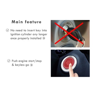 Module de bouton de démarrage/arrêt universel EASYGUARD ES002-P4 DC12V pour boîte de vitesses manuelle et automatique DC12V - Product Image 4