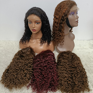 Promotion 79.5$ Letsfly 5x5 Burmese Curly Natural Human Hair Lace Closure Wigs Wholesales 18 20 22 Inches Wigs Factory Sales - Product Image 1