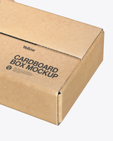 Boîtes en carton ondulé extra-résistantes pour l'expédition d'emballages e-commerce ; Cartons de messagerie découpés en gros demi-hauteur