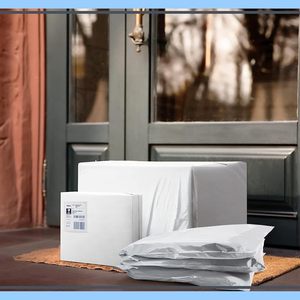 Bolsas de Envío de Plástico con Logotipo Personalizado, Bolsas de Correo de Polietileno con Sello de Seguridad de 10x13, Sobres Impresos para Envío de Ropa - Product Image 3