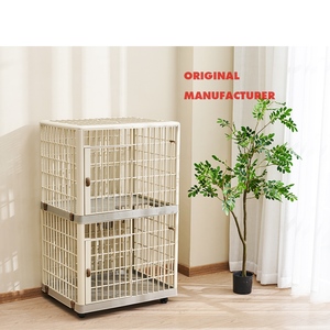 XDPC çift katmanlı İstifleme hayvan köpek plastik pet kafesleri - Product Image 1