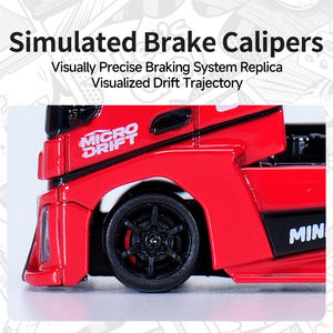 SANJOYO SJY-MC081 Coche RC de Metal 4WD a Escala 1:64, Camioneta de Derrape de Alta Velocidad, Eléctrico, Listo para Usar en Interiores y Exteriores - Product Image 3