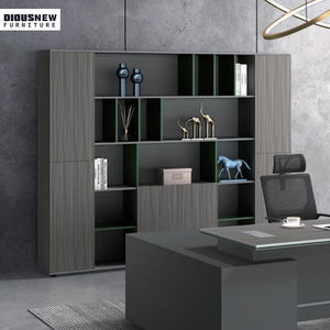 工場カスタムモダンL字型社長CEOマネージャーデスクエグゼクティブ木製オフィス家具用テーブルと椅子 - Product Image 6