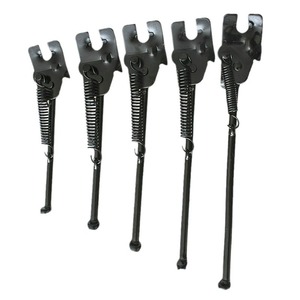 <b>Bicycle</b> Kickstand Fork Bracket Round Hole Black Iron Side <b>Frame</b> Support For Child Bike - Product Image 5