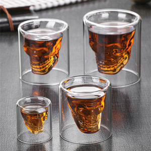 Vaso con forma de <span class=keywords><strong>calavera</strong></span> para Whiskey, <span class=keywords><strong>Tequila</strong></span>, Vodka, degustación de vino, tirador, vertedor de cóctel, Jigger, 25ml - Product Image 4